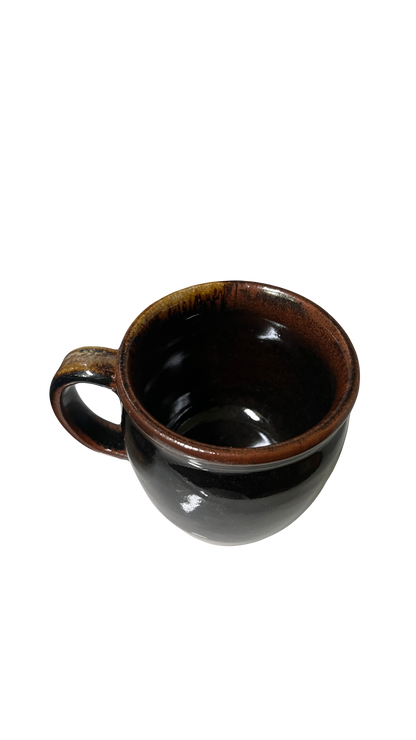 Ceramic Wood Fired Mug - Black #2