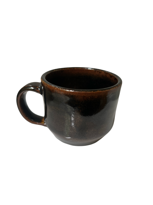 Ceramic Wood Fired Mug - Black #1