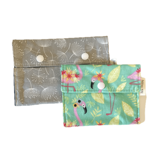 Reusable Snack & Sandwich Bags - Flamingo