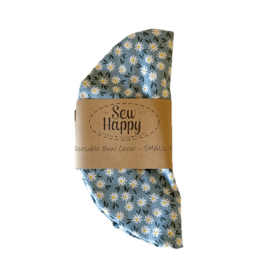 Small Reusable Bowl Cover - Daisy