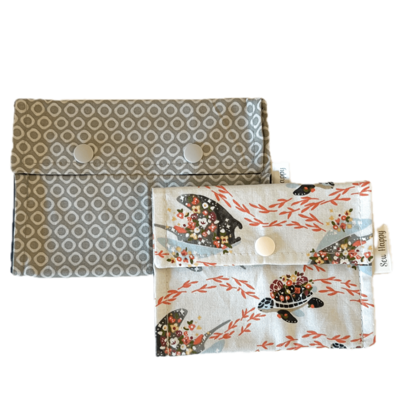 Reusable Snack & Sandwich Bags - Turtles