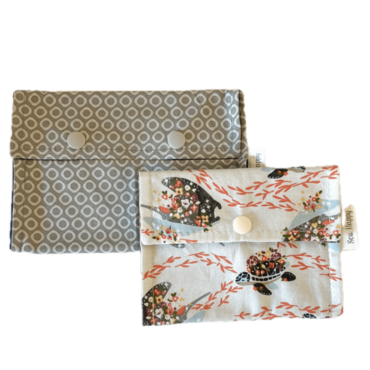 Reusable Snack & Sandwich Bags - Turtles