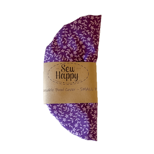 Small Reusable Bowl Cover -  Purple