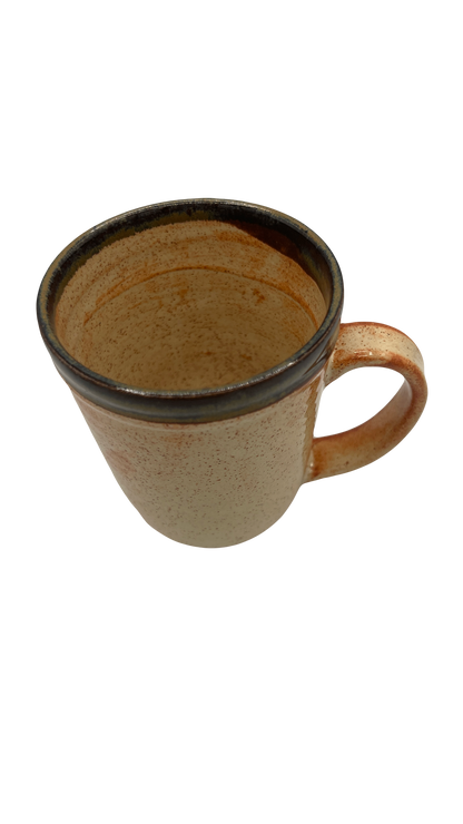 Ceramic Mug with Black Lip