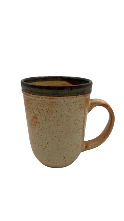 Ceramic Mug with Black Lip