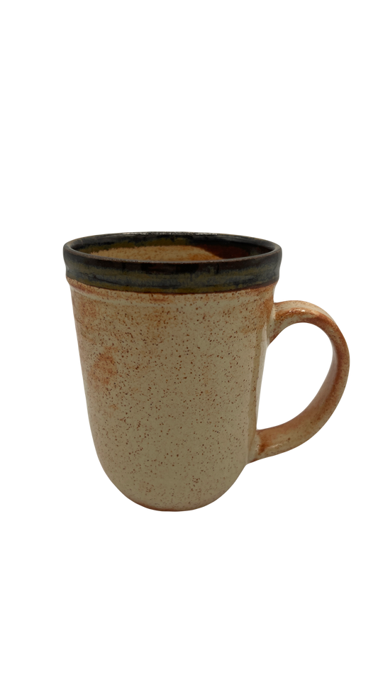 Ceramic Mug with Black Lip