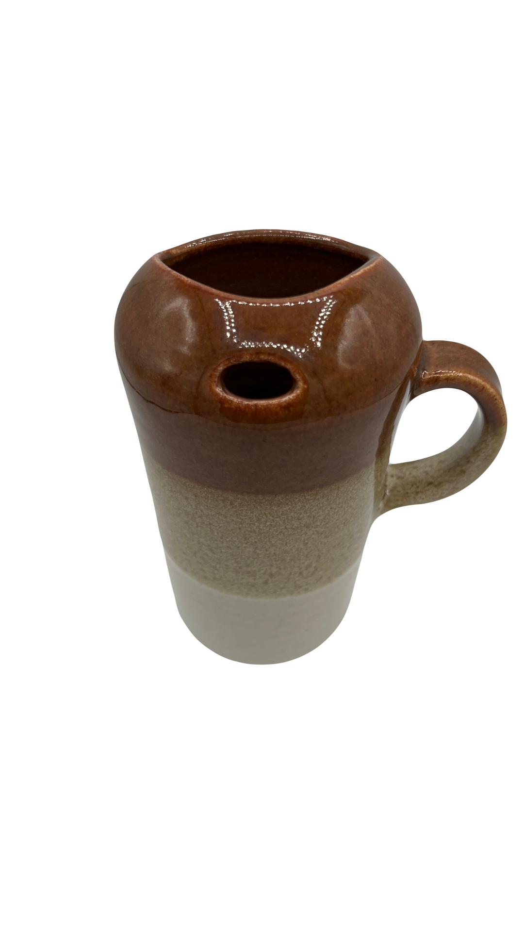 Brown Ceramic Sip Mug
