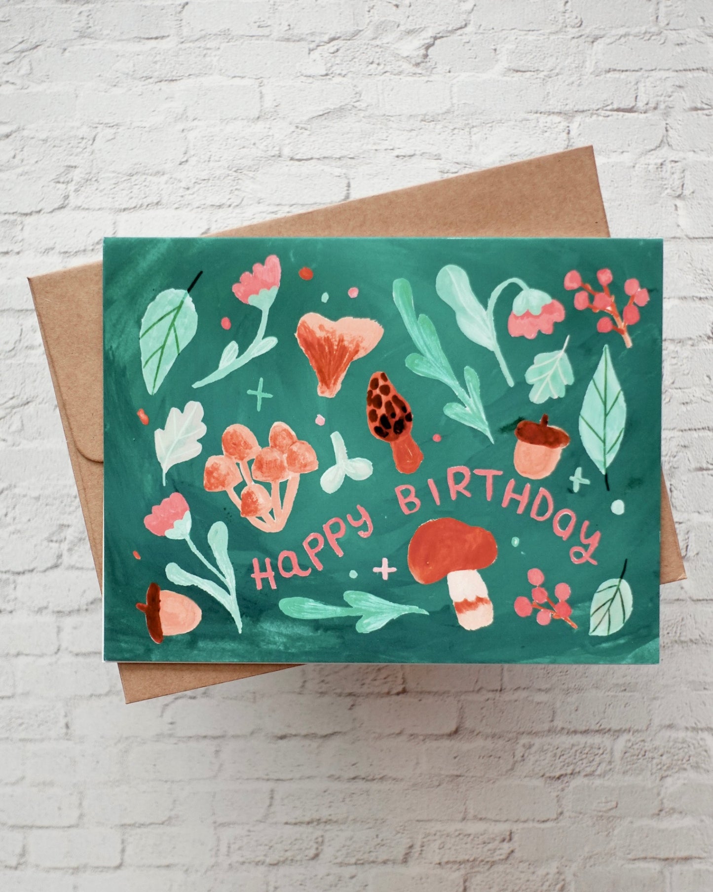 Happy Birthday Mushroom card