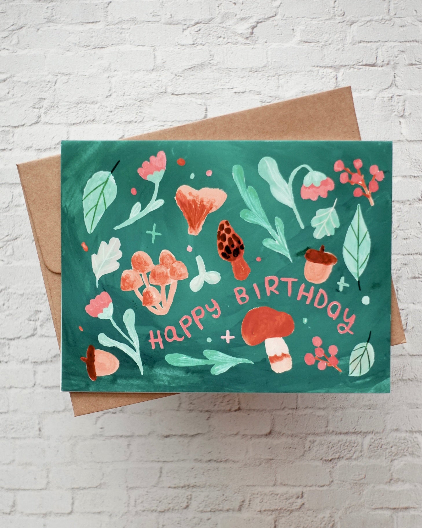 Happy Birthday Mushroom card