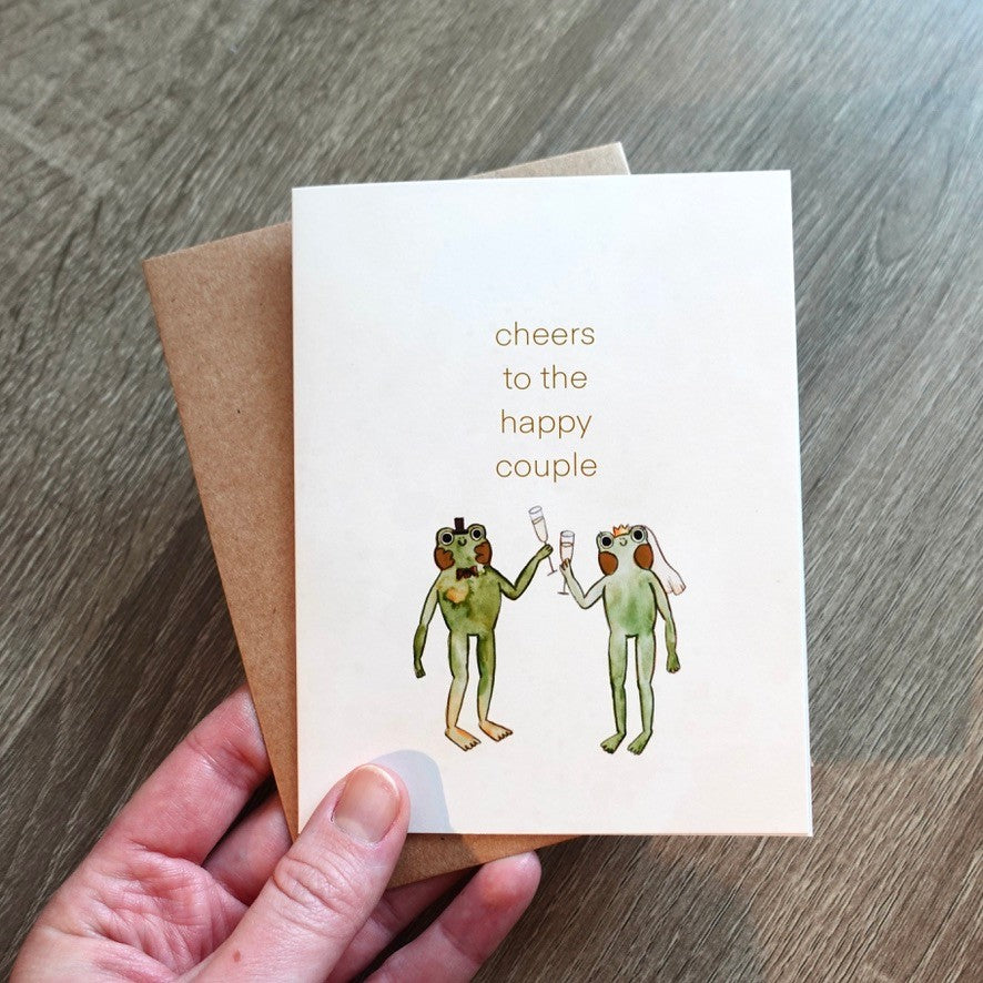 Cheers to the Happy Couple Wedding Card