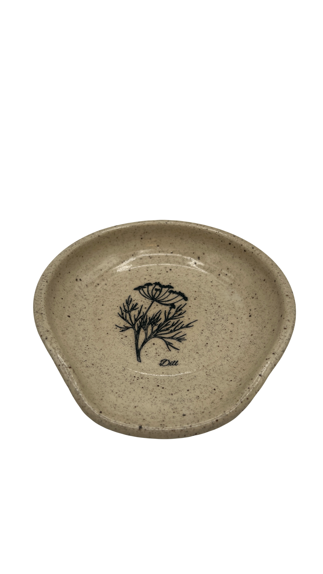 Ceramic Spoon Rest- Dill