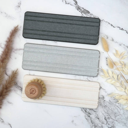 Diatomaceous Earth Bottle Tray: Limestone