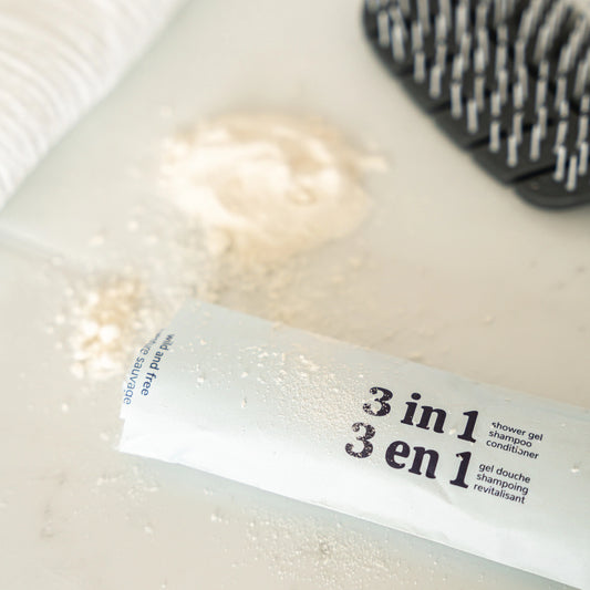 3-in-1 (Shampoo, Conditioner, Body Wash) Powder to Gel - "Tea Time" Scent