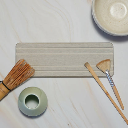 Diatomaceous Earth Bottle Tray: Limestone