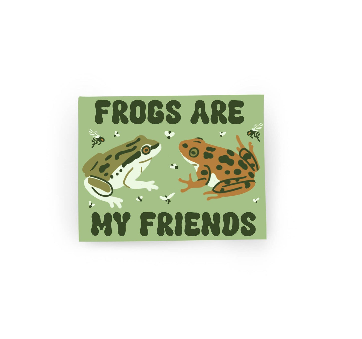 Friend to Frogs Sticker