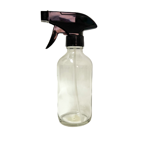 Wholesale 8 oz Clear Trigger Cap Glass Bottle