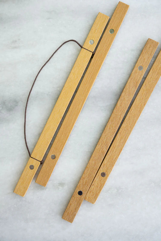 Magnetic Wooden Art Hangers | Large