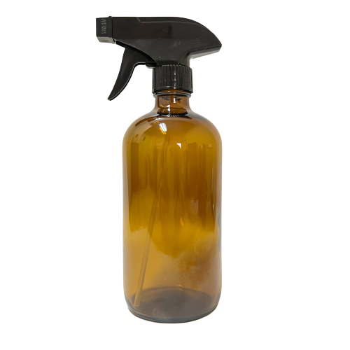 Wholesale 16 oz Amber Trigger Cap Glass Bottle