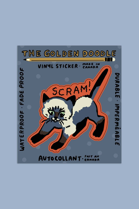 Scram Sticker | Waterproof Vinyl Sticker