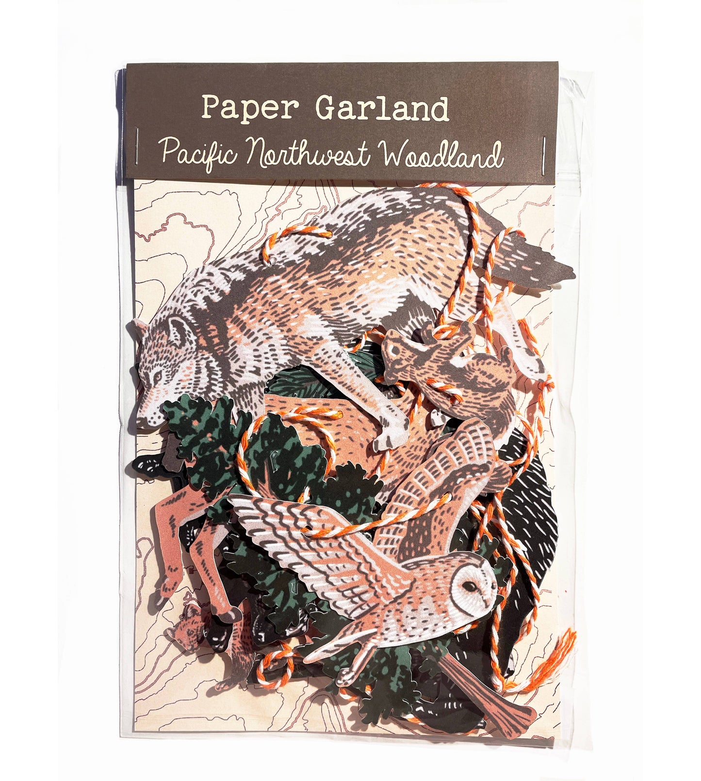 Pacific Northwest Woodland Paper Garland