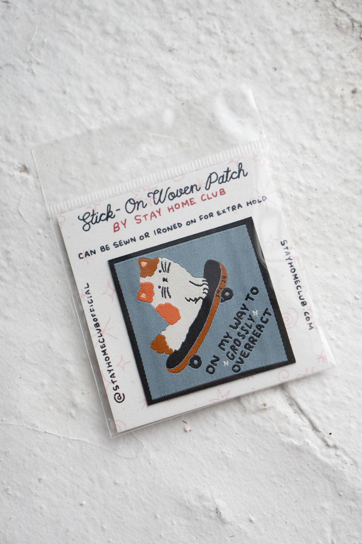 Overreact - Woven Sticky Patch