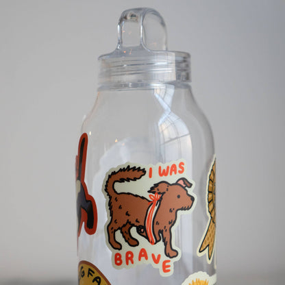 I Was Brave Sticker | Waterproof Vinyl Sticker
