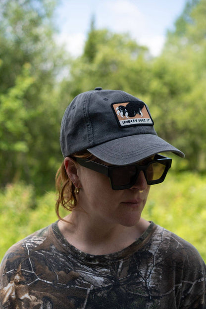 Uneasy Does It Sticky Patch | Chenille Felt Embroidery Patch