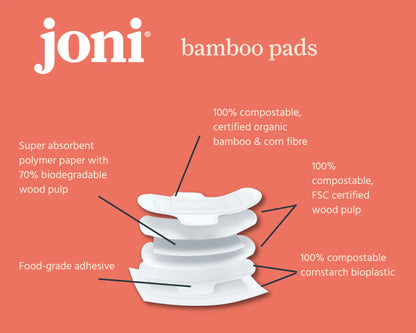 Joni Bamboo Pads - Overnight
