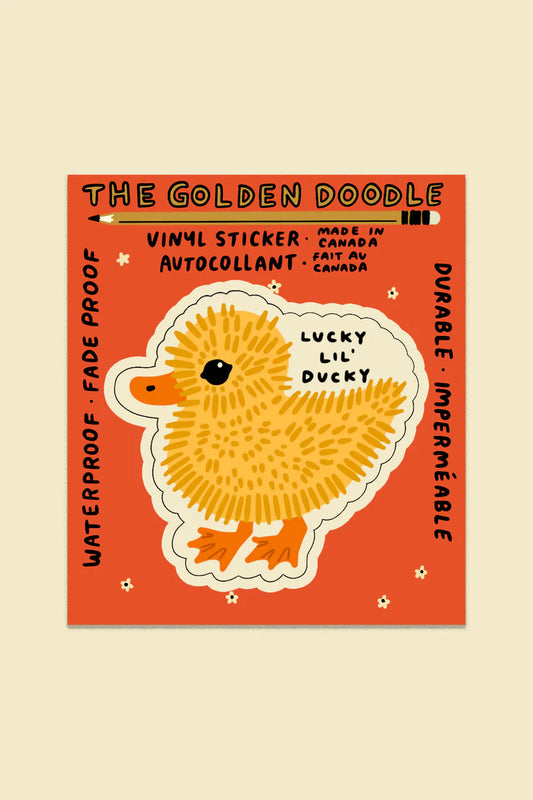 Lucky Ducky l Vinyl Sticker