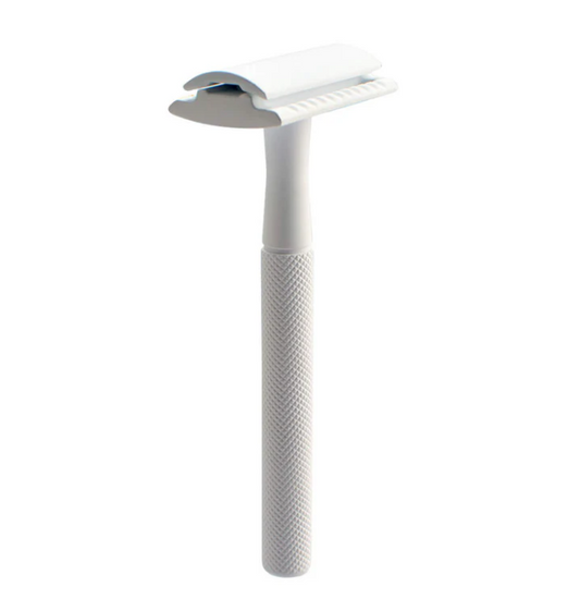 White Safety Razor