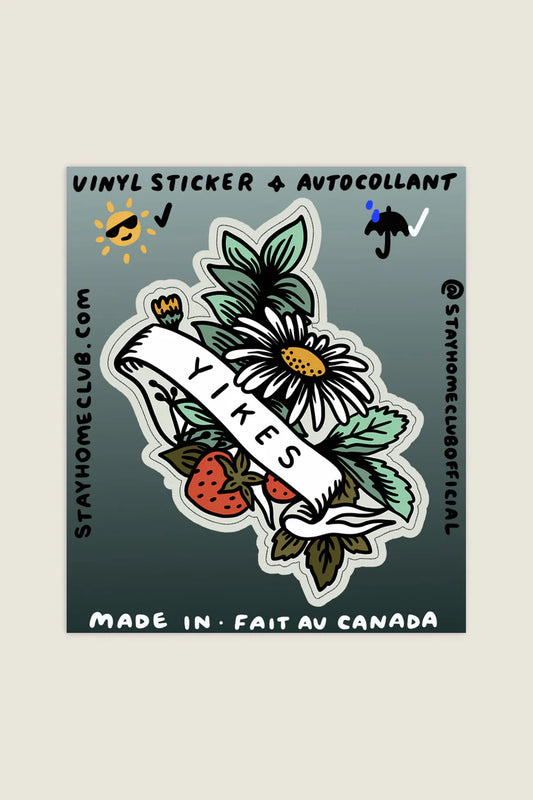 Yikes! Sticker