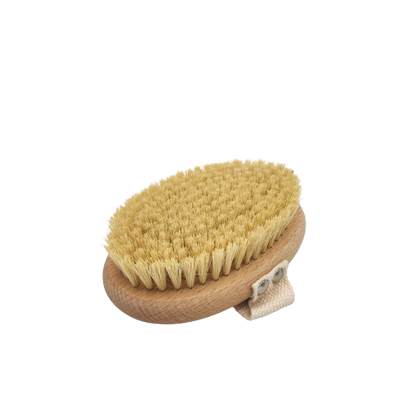 Body Brush With Cotton Handle