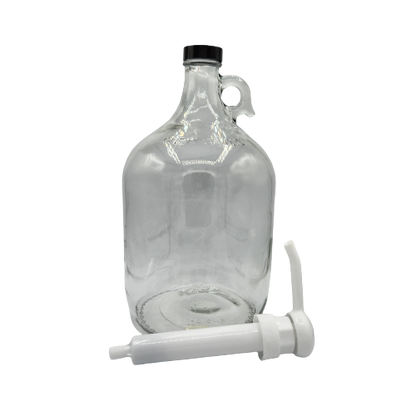 1 Gallon Clear Pistol Grip Jug