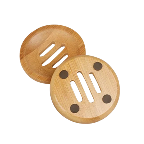 Wooden Round Soap Dish